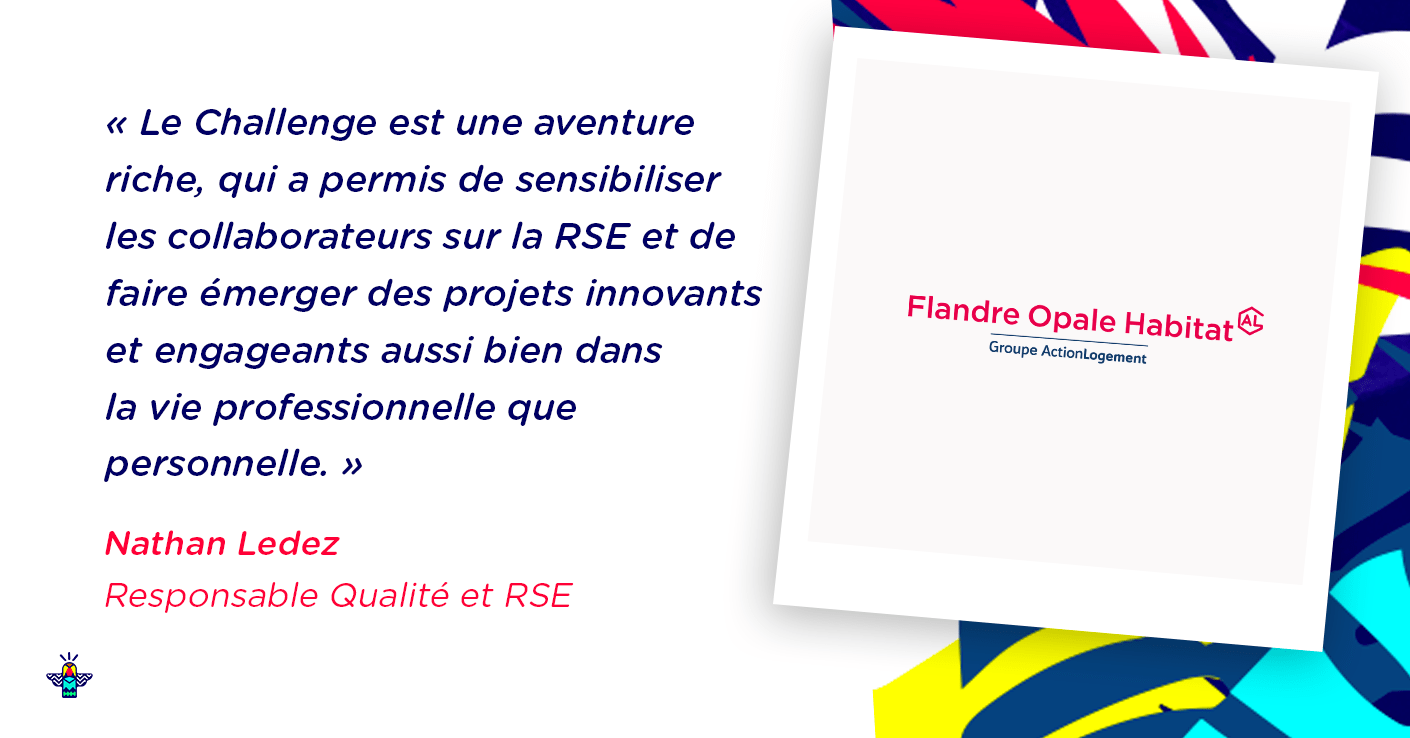 Illustration : Flandre Opale Habitat sensibilise et fédère l'ensemble de ses salariés autour de l’environnement avec Energic Flandre Opale Habitat sensibilise et fédère l'ensemble de ses salariés autour de l’environnement avec Energic