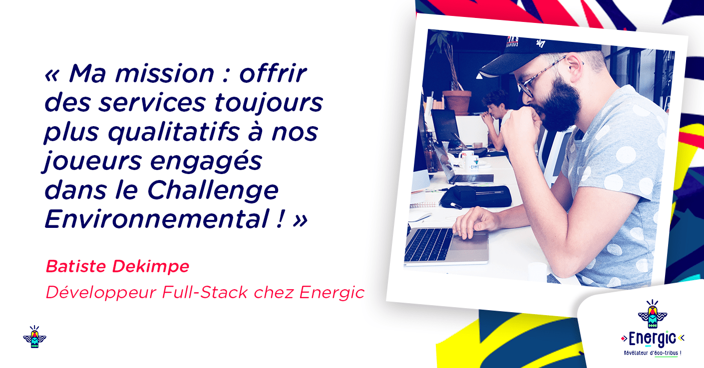 Illustration : Batiste Dekimpe, Développeur Full-Stack chez Energic Batiste Dekimpe, Développeur Full-Stack chez Energic